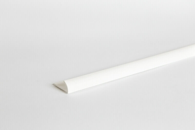 PVC élvédő Cezar 12 mm (101) fehér 2,5M