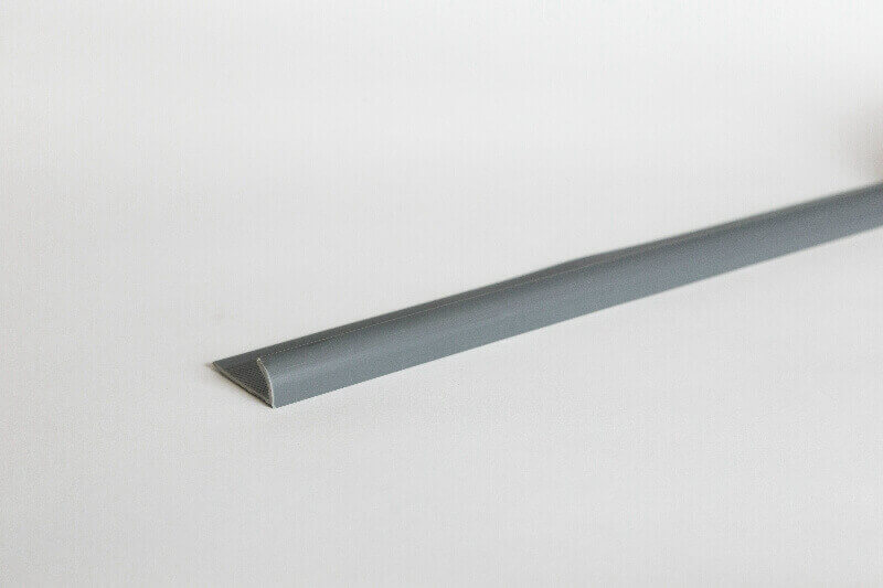 PVC élvédő Cezar 8 mm (106) sötét szürke 2,5M