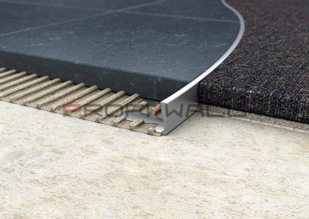 ALU L 8mm hajlítható profil elox ezüst 2,5M ProfiWall