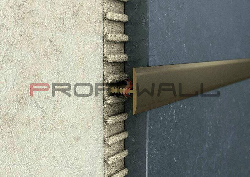 ALU T 15mm profil elox bronz 2,5M ProfiWall