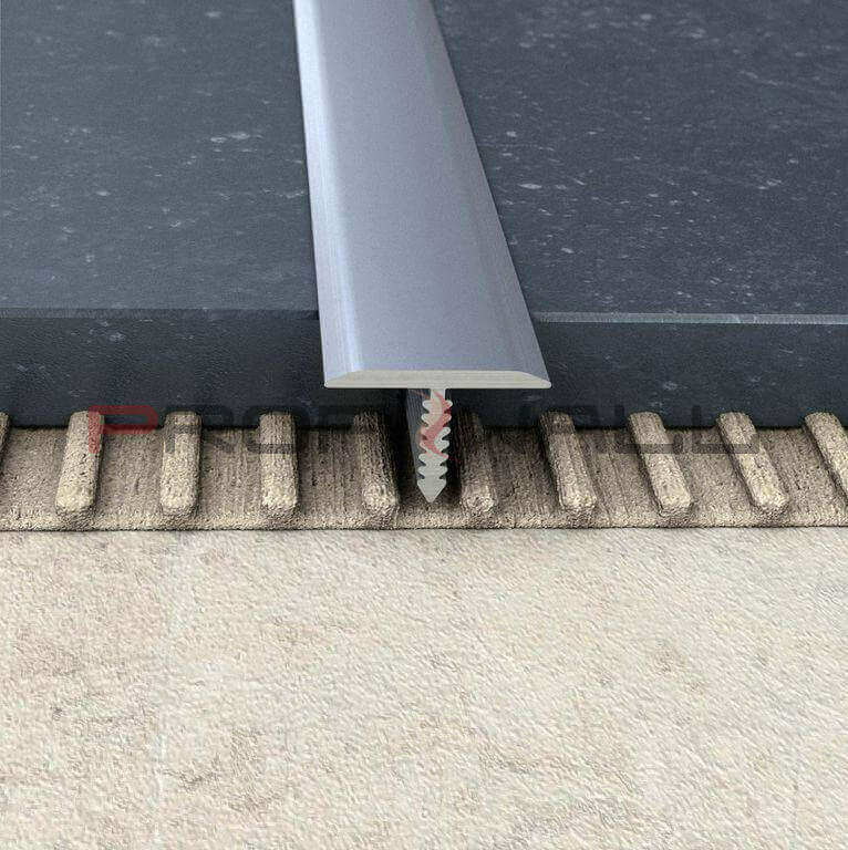 ALU T 15mm profil elox ezüst 2,5M ProfiWall