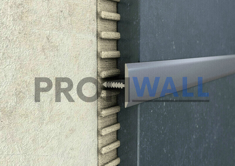 ALU T 15mm profil natúr 2,5M ProfiWall