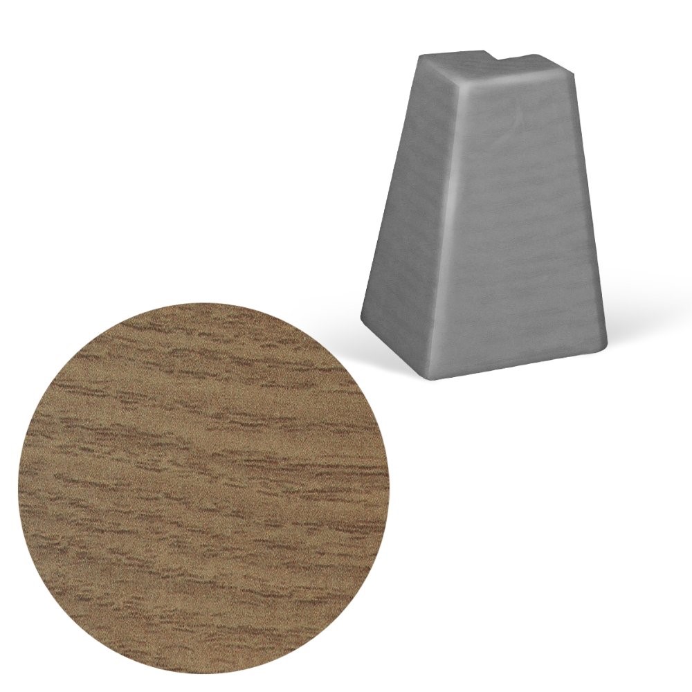 MDF40 szegélyléc 2,7M Téli tölgy külső sarok 1db/cs